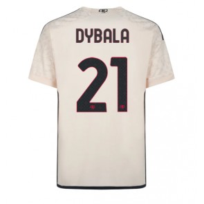 AS Roma Paulo Dybala #21 Gostujuci Dres 2023-24 Kratak Rukavima